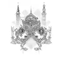 Amsterdam tattoo design idea