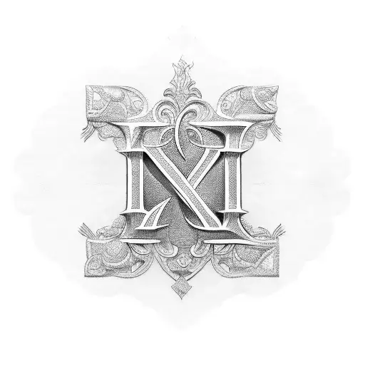 roman numerals tattoo design idea