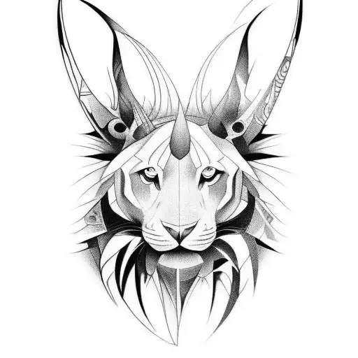 Create a unique and meaningful piece of art that could serve as a design for a tattoo. The subject of the art is my mixe tattoo design idea