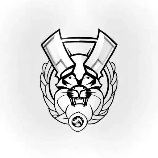 simbolo do Corinthians com Dragão tattoo design idea