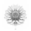Chrysanthemum tattoo design idea