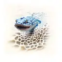 spotted Moray eel tattoo design idea