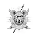 vietnam type tattoo design idea