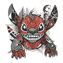 lilo und stitch cyber tribal tattoo tattoo design idea