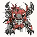 lilo und stitch cyber tribal tattoo tattoo design idea