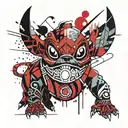 lilo und stitch cyber tribal tattoo tattoo design idea