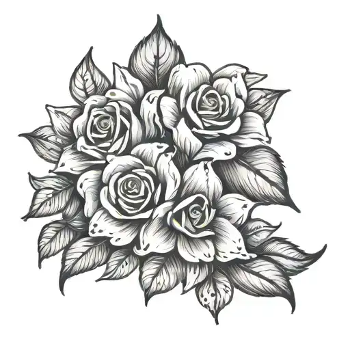 memorial tattoo for grandparents names both tattoo design idea