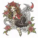 slut 4 u tattoo design idea