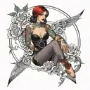 slut 4 u tattoo design idea