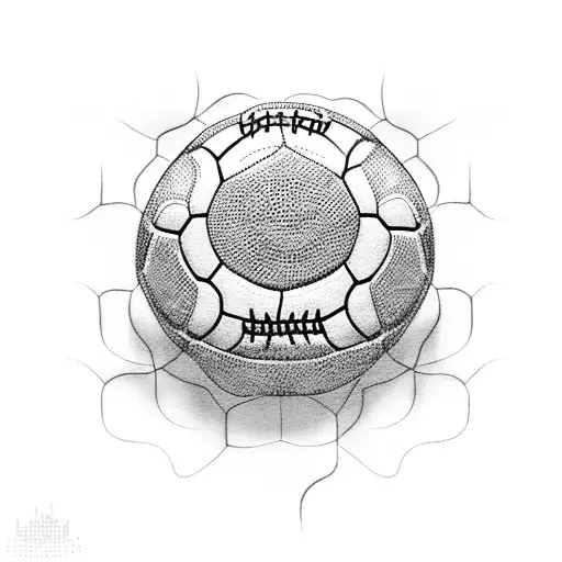 football tattoo design idea