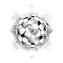 football tattoo design idea