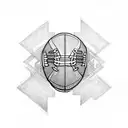 american football tattoo design idea