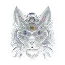 panteras y 3 cachorros tattoo design idea