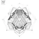 Mass effect, N7, abstract, hexagon, paragon,  tattoo design idea