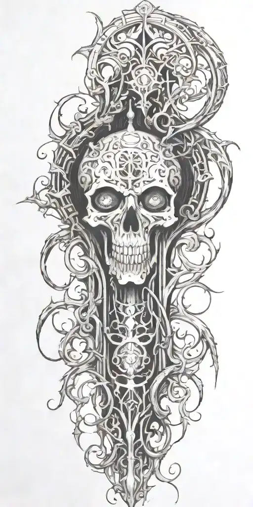 tool the band esque tattoo inspired tattoo design idea