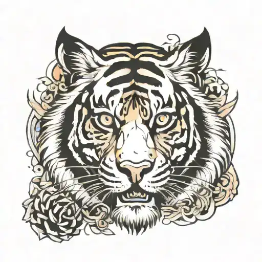 tiger intelligence 299 tattoo design idea