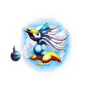 Lugia Pokémon  tattoo design idea