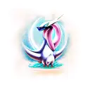 Lugia Pokémon  tattoo design idea