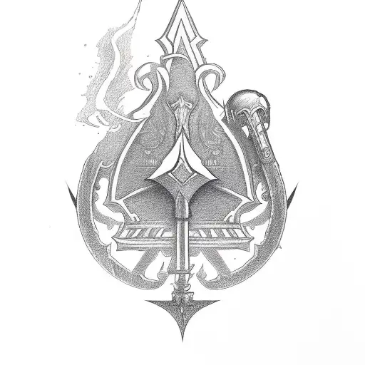 Ace of Spades tattoo design idea