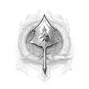 Ace of Spades tattoo design idea