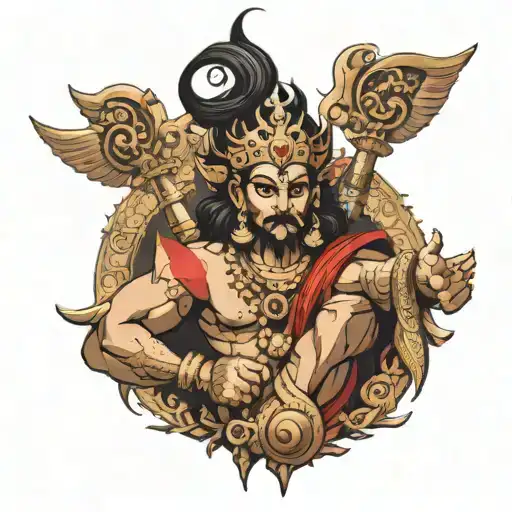 suryaputra karna tattoo design idea