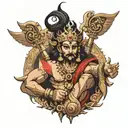 suryaputra karna tattoo design idea