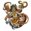 suryaputra karna tattoo design idea