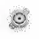 audio cassette tattoo design idea