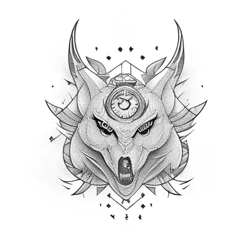 timeline shift tattoo design idea