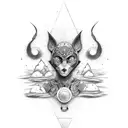 timeline shift tattoo design idea