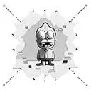 spongebob holding kendrick lamar good kid maad city album tattoo design idea