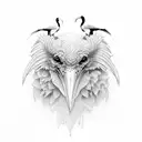 ibis tattoo design idea