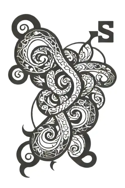 sigma male symbol tattoo design idea