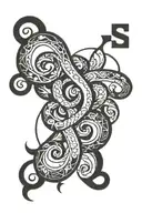 sigma male symbol tattoo design idea