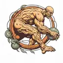 Sisyphus tattoo design idea