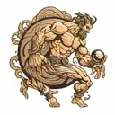 Sisyphus tattoo design idea