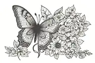 Penny Sadie Callie minimalist style tattoo design idea