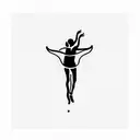 take the leap of faith tattoo design idea