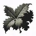 kale tattoo design idea