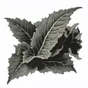 kale tattoo design idea