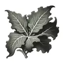 kale tattoo design idea