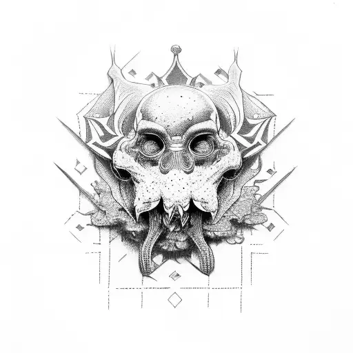  slave to king tattoo design idea