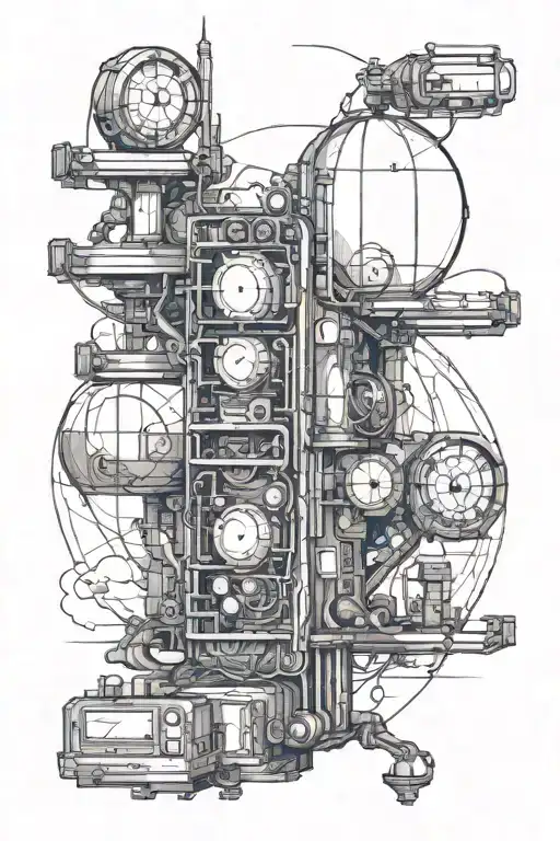 telecom engineer tattoo design idea