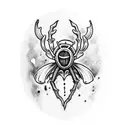 Hollow Knight Nail tattoo design idea