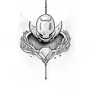 Hollow Knight Nail tattoo design idea