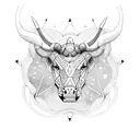 Taurus constellation  tattoo design idea