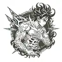 might guy 8 gates tattoo design idea