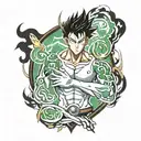 might guy 8 gates tattoo design idea