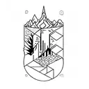 talking to myself - sleeping with sirens tattoo design idea