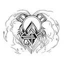 talking to myself - sleeping with sirens tattoo design idea